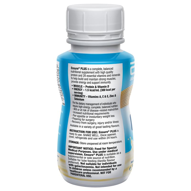 Ensure Plus Banana Liquid 200ml Bottle