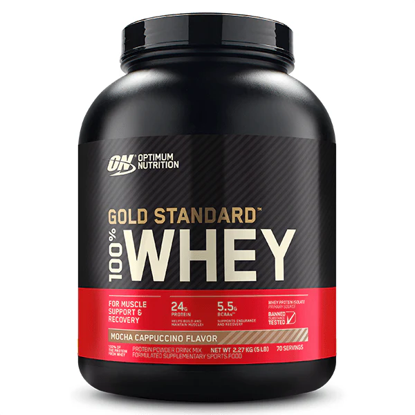 Optimum Nutrition Gold Standard 100% Whey Protein Mocha Cappuccino 2.27kg