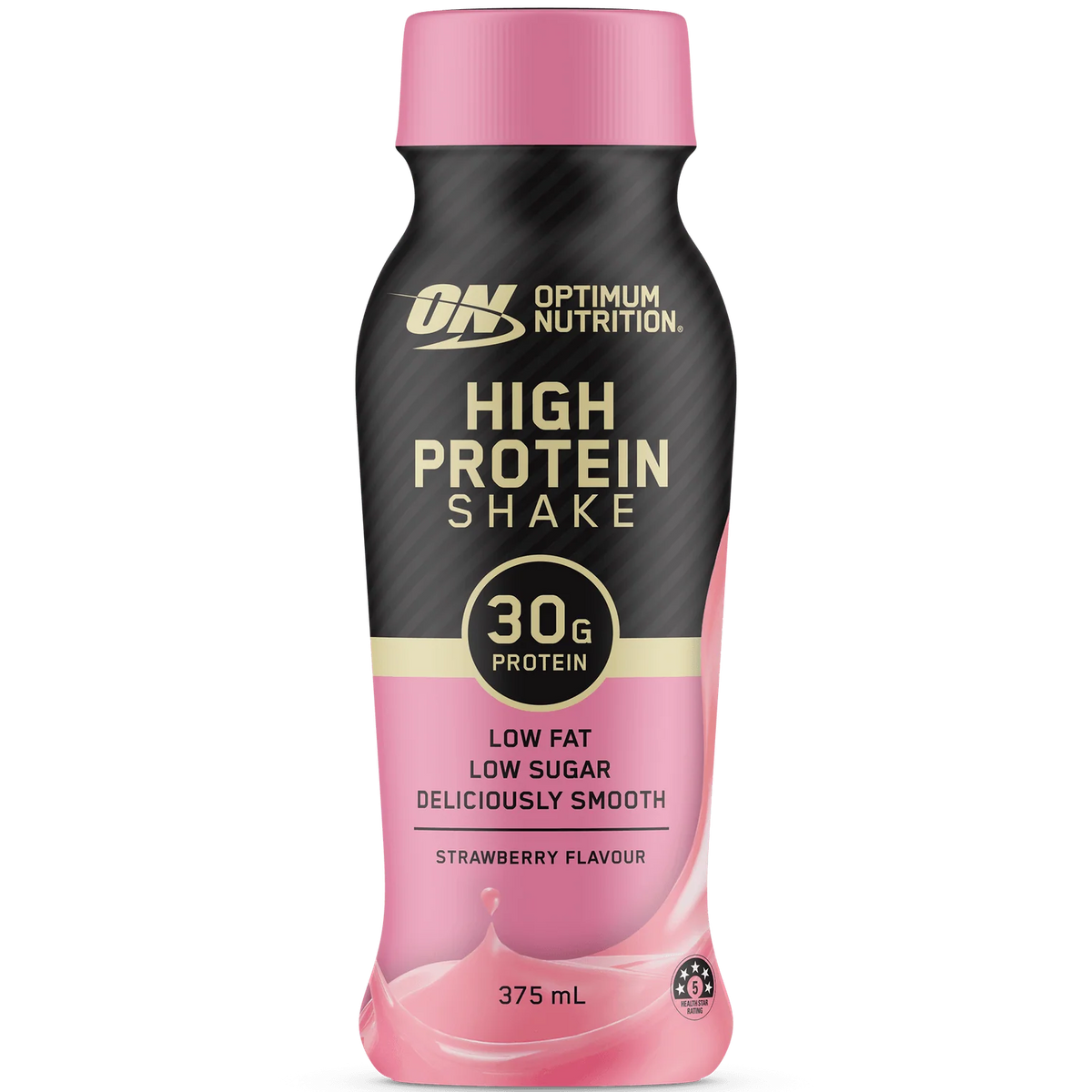 Optimum Nutrition HIGH PROTEIN SHAKE STRAWBERRY 375ML Box of 12