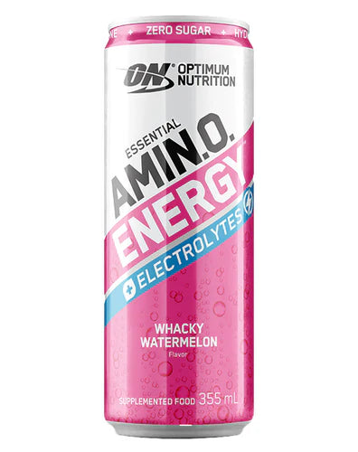 Optimum Nutrition AMIN.O. ENERGY + ELECTROLYTES SPARKLING RTD WATERMELON 355ML BOX of 12