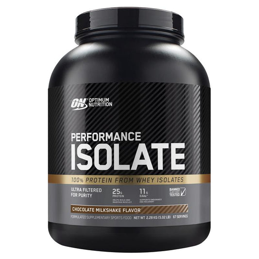 Optimum Nutrition Performance Isolate Chocolate Milkshake 2.28kg