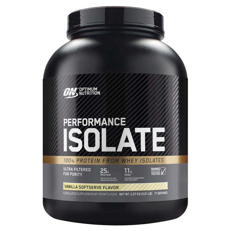 Optimum Nutrition Performance Isolate Vanilla Softserve 2.27kg