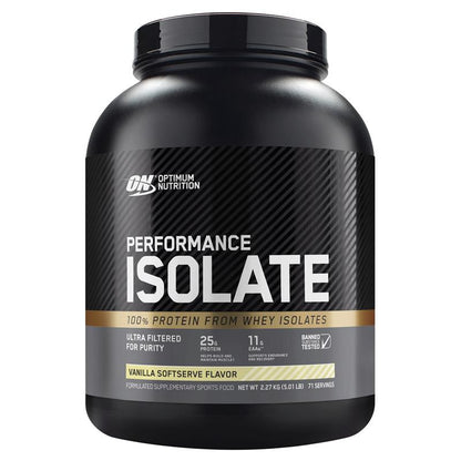 Optimum Nutrition Performance Isolate Vanilla Softserve 2.27kg