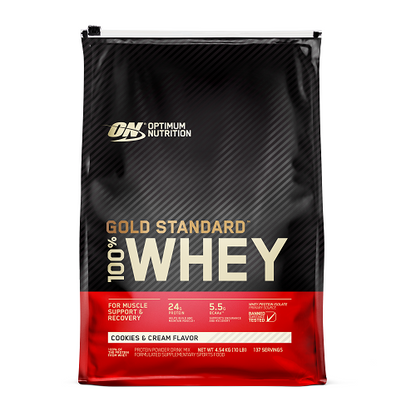 Optimum Nutrition Gold Standard 100% Whey Protein Cookies&Cream 4.55kg