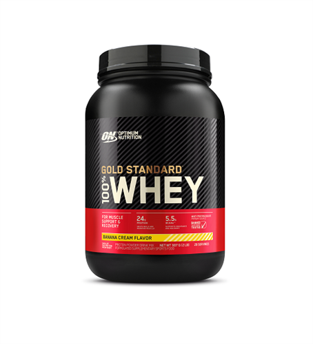Optimum Nutrition Gold Standard Whey Protein NZ Banana Cream 909g