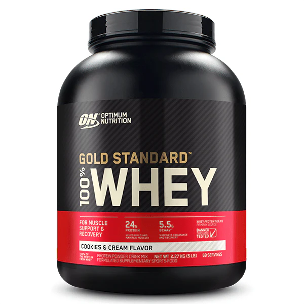 Optimum Nutrition Gold Standard 100% Whey Protein Cookies & Cream 2.27kg