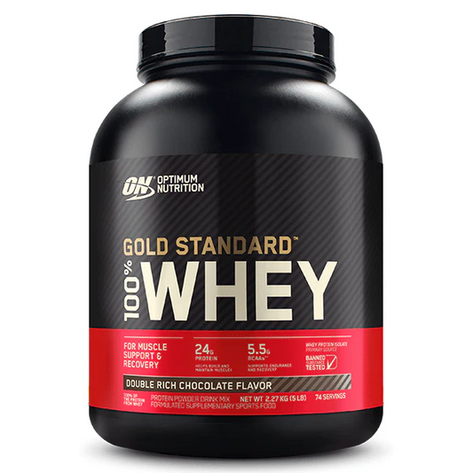Optimum Nutrition Gold Standard 100% Whey Protein Double Rich Chocolate 2.27kg
