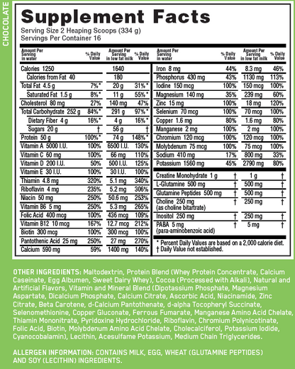 Optimum Nutrition Serious Mass Banana 5.44kg