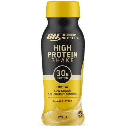 Optimum NutritionHIGH PROTEIN SHAKE BANANA 375ML Box of 12