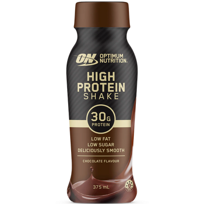 Optimum Nutrition HIGH PROTEIN SHAKE CHOCOLATE 375ML Box of 12