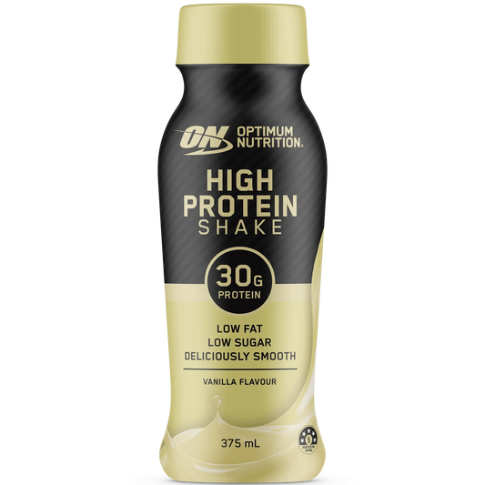 Optimum Nutrition HIGH PROTEIN SHAKE VANILLA 375ML Box of 12