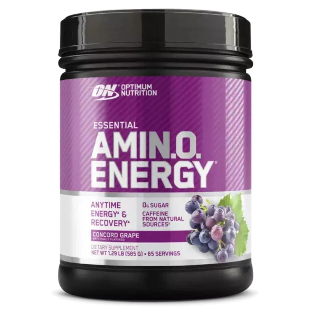 Optimum Nutrition Essential AMIN.O. Concord Grape Drink Mix 585g